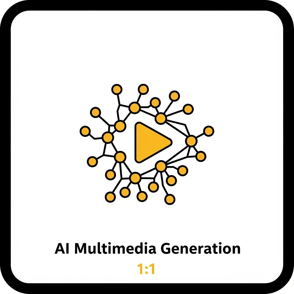 Icono Generación Multimedia con IA